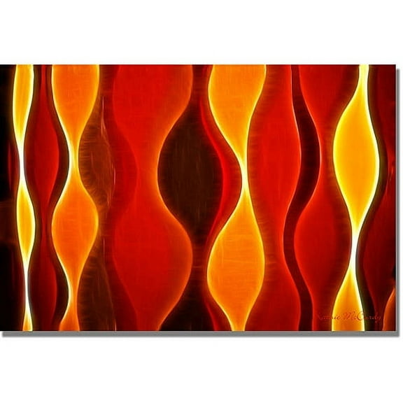 Trademark Art "Flame Larger" Canvas Art by Kathie McCurdy