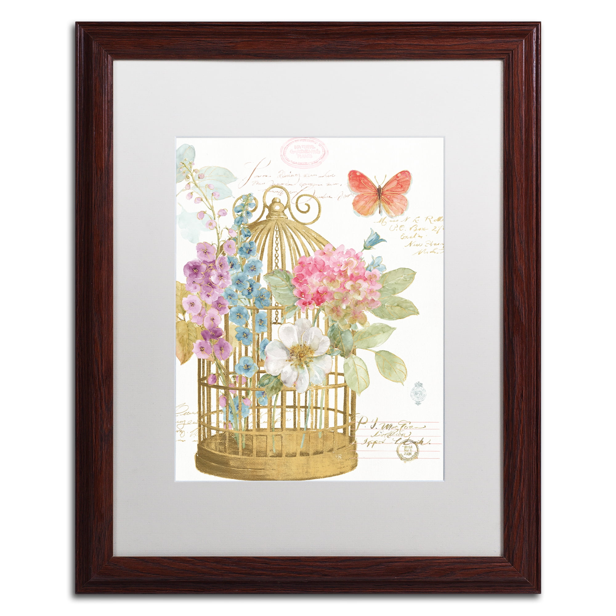 Trademark Art Floral Framed Art Print, by Lisa Audit