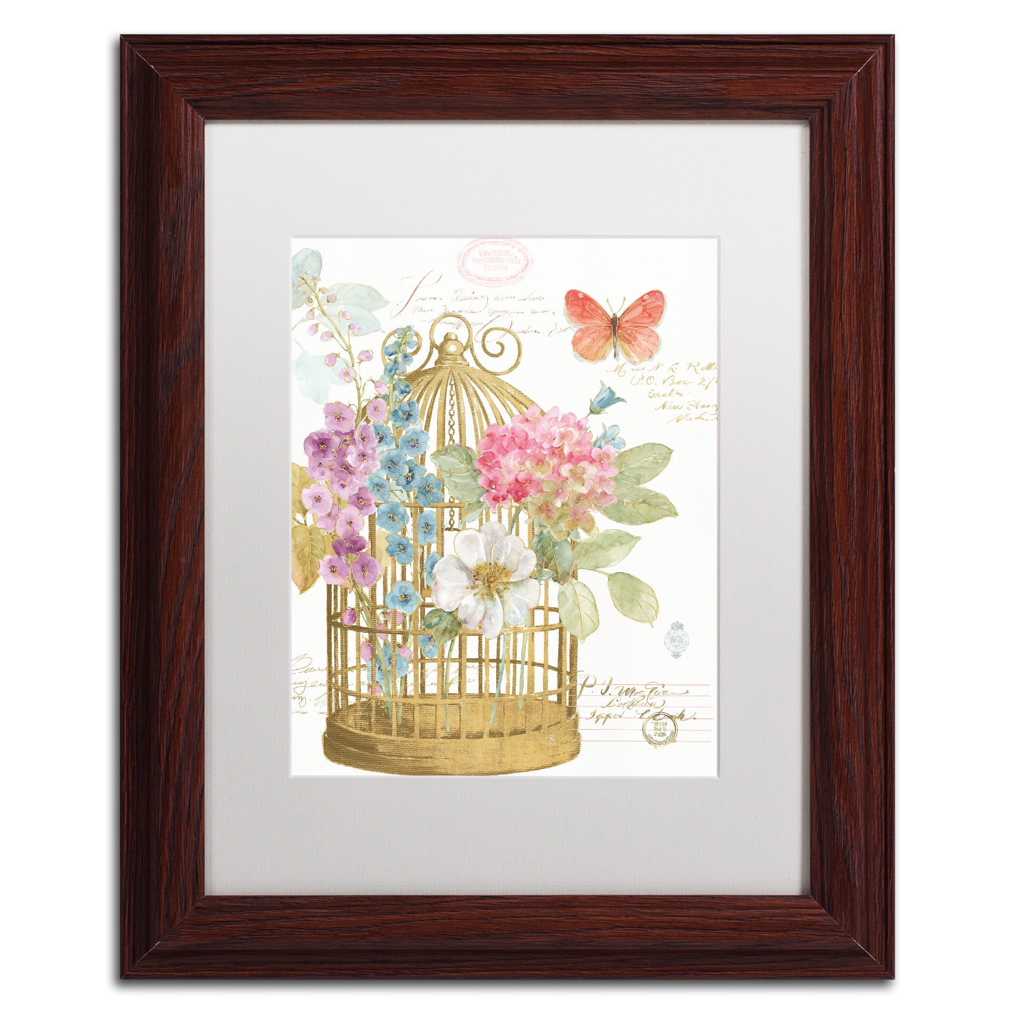 Trademark Art Floral Framed Art Print, by Lisa Audit