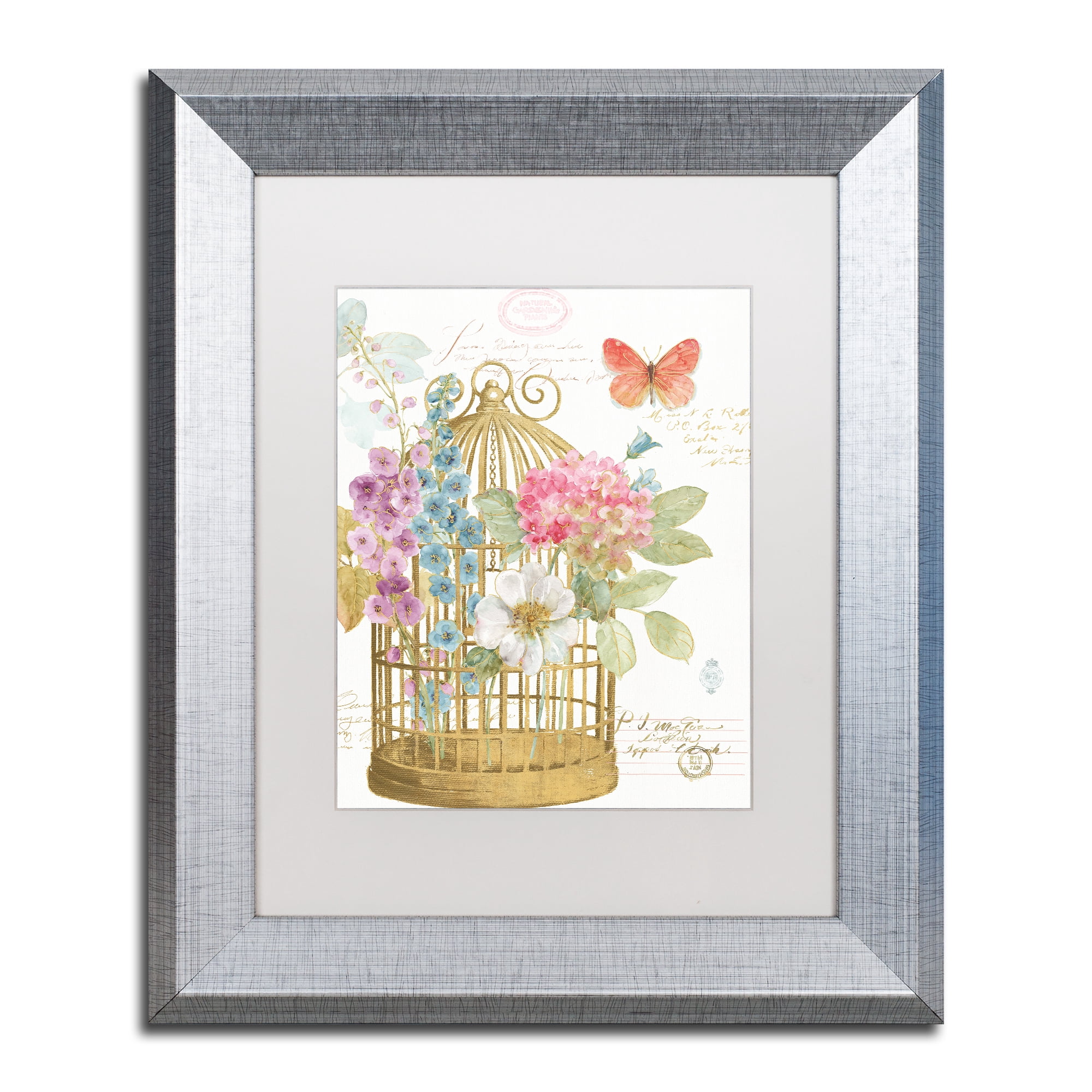 Trademark Art Floral Framed Art Print, by Lisa Audit