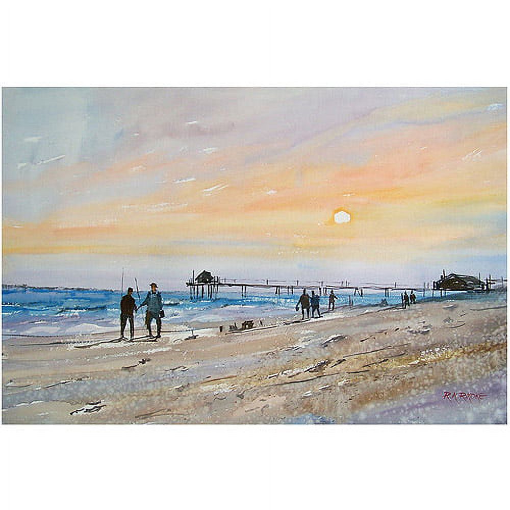 Trademark Art "Florida Sunset" Canvas Art by Ryan Radke