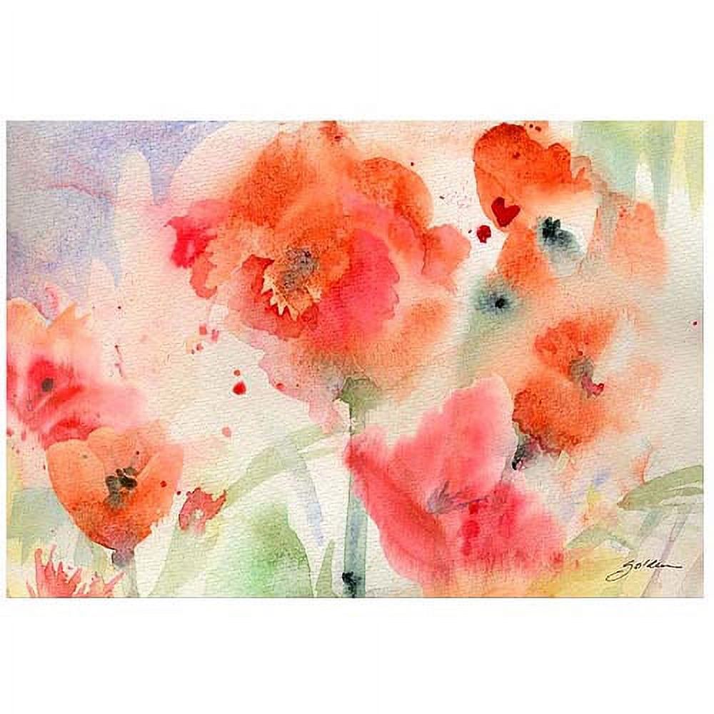 Trademark Art "Flower Field" Canvas Art by Sheila Golden, 22x32