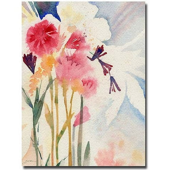 Trademark Art "Garden Shadows" Canvas Art by Sheila Golden