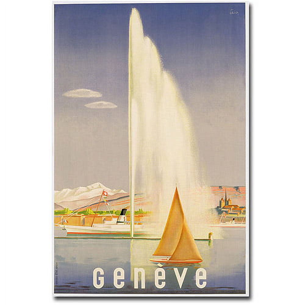 Trademark Art "Geneva, 1937" Canvas Wall Art by Fehr