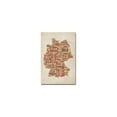 thumbnail image 1 of Trademark Fine Art Michael Tompsett Germany - Cities Text Map Canvas Wall Art - 30x47, 1 of 5