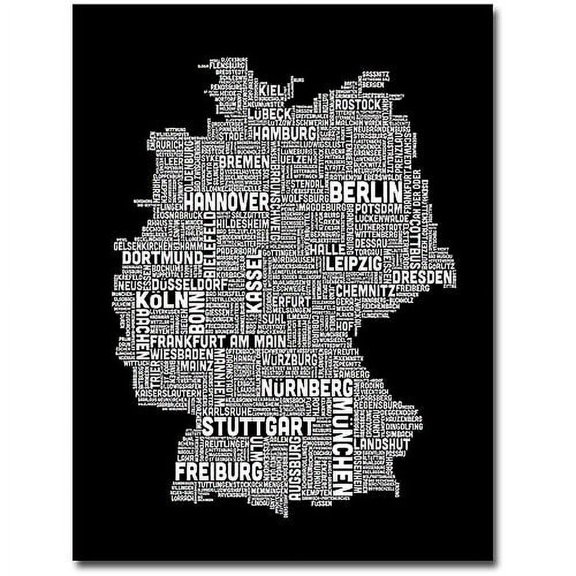 Trademark Art "Germany II" Canvas Wall Art by Michael Tompsett