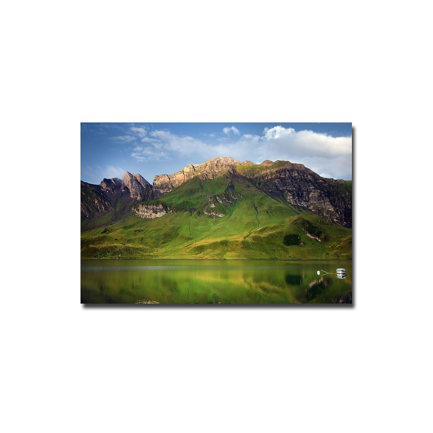 Trademark Art "Green Mirror" Canvas Art by Philippe Sainte-Laudy