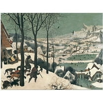 Trademark Art "Hunters in the Snow - 1565" Canvas Art by Pieter Bruegel