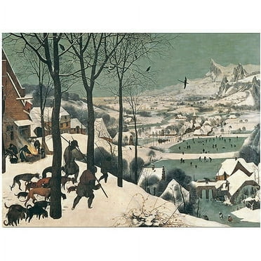 Trademark Art "Hunters in the Snow - 1565" Canvas Art by Pieter Bruegel