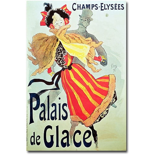 Trademark Art "Ice Palace, Champs Elysees, 1893" Canvas Wall Art by Jules Cheret