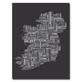 thumbnail image 1 of Trademark Art "Ireland City Map V" Canvas Wall Art by Michael Tompsett, 1 of 3