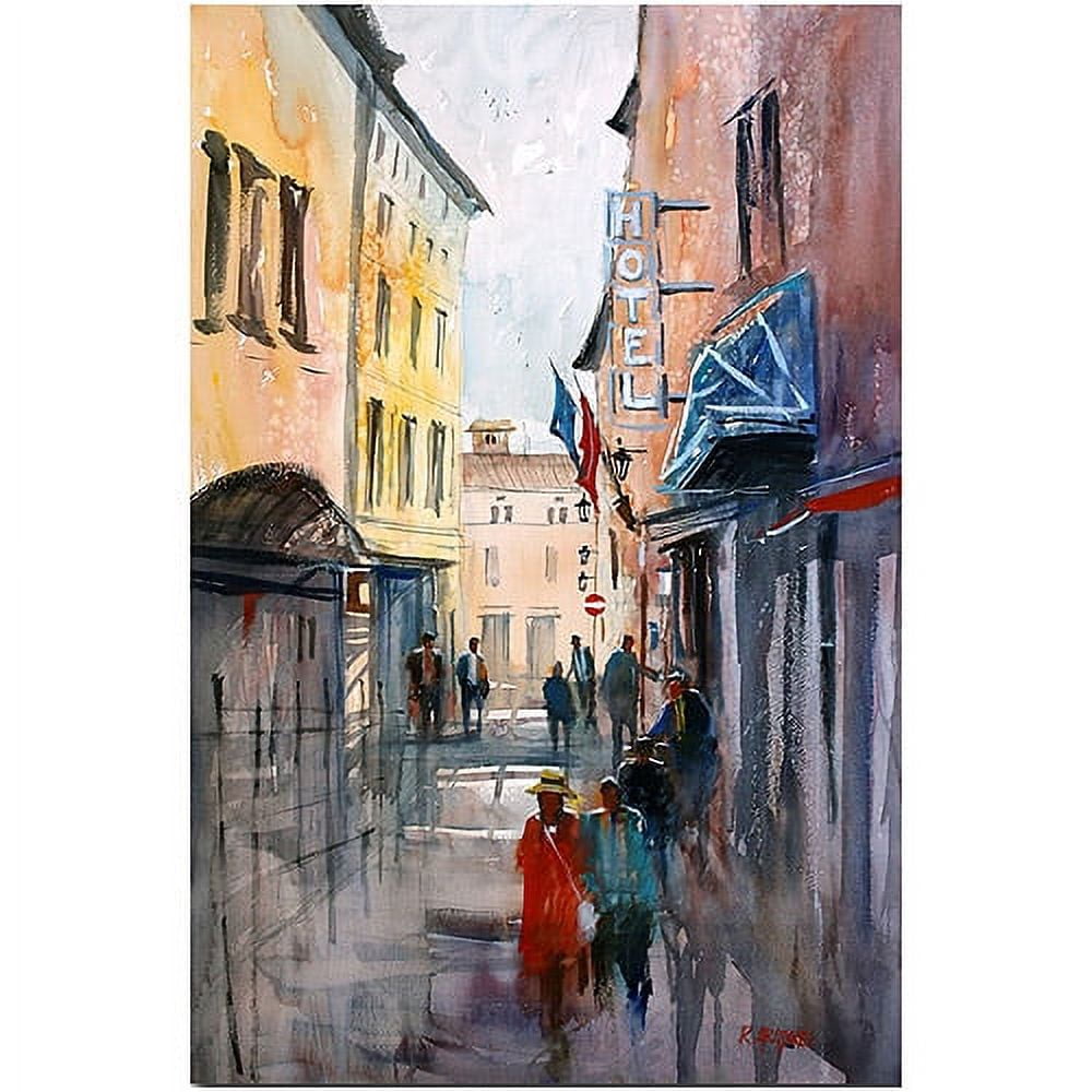 Trademark Art "Italian Impressions III" Canvas Art by Ryan Radke