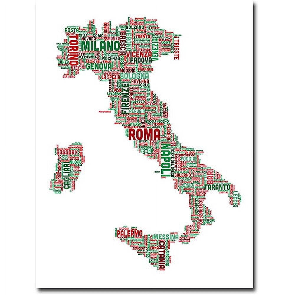 Trademark Art "Italy III" Canvas Wall Art by Michael Tompsett