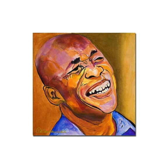 Trademark Art "Jazz Man" Canvas Art by Pat Saunders-White