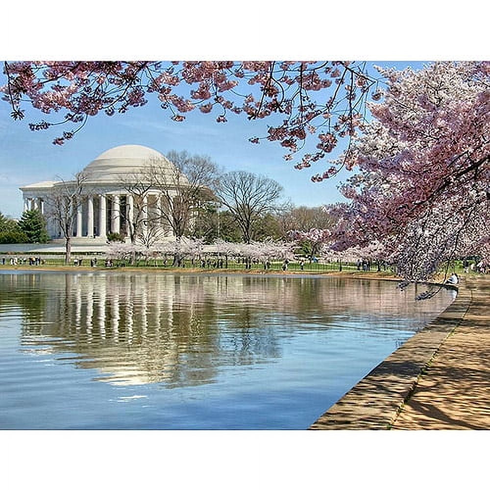 Trademark Art "Jefferson Memorial" Canvas Art by CATeyes