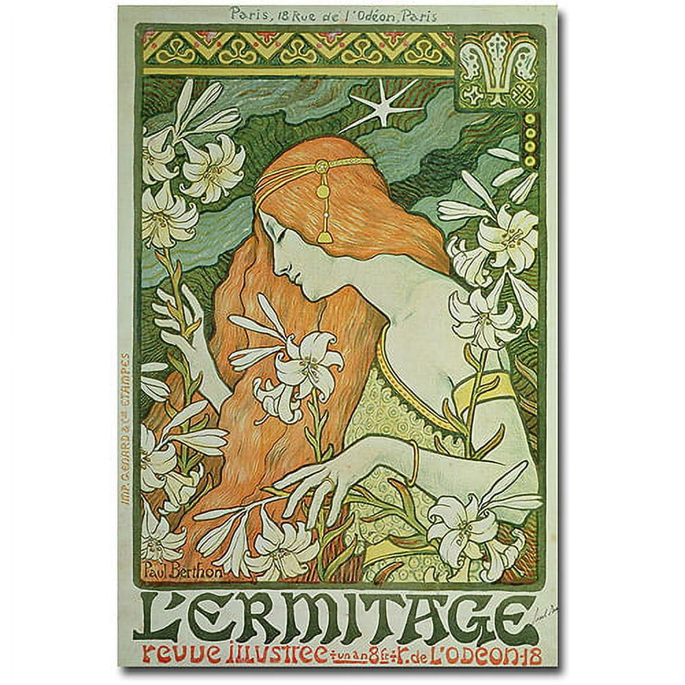 Trademark Art "L'Emitage, 1872" Canvas Wall Art by Paul Brethon