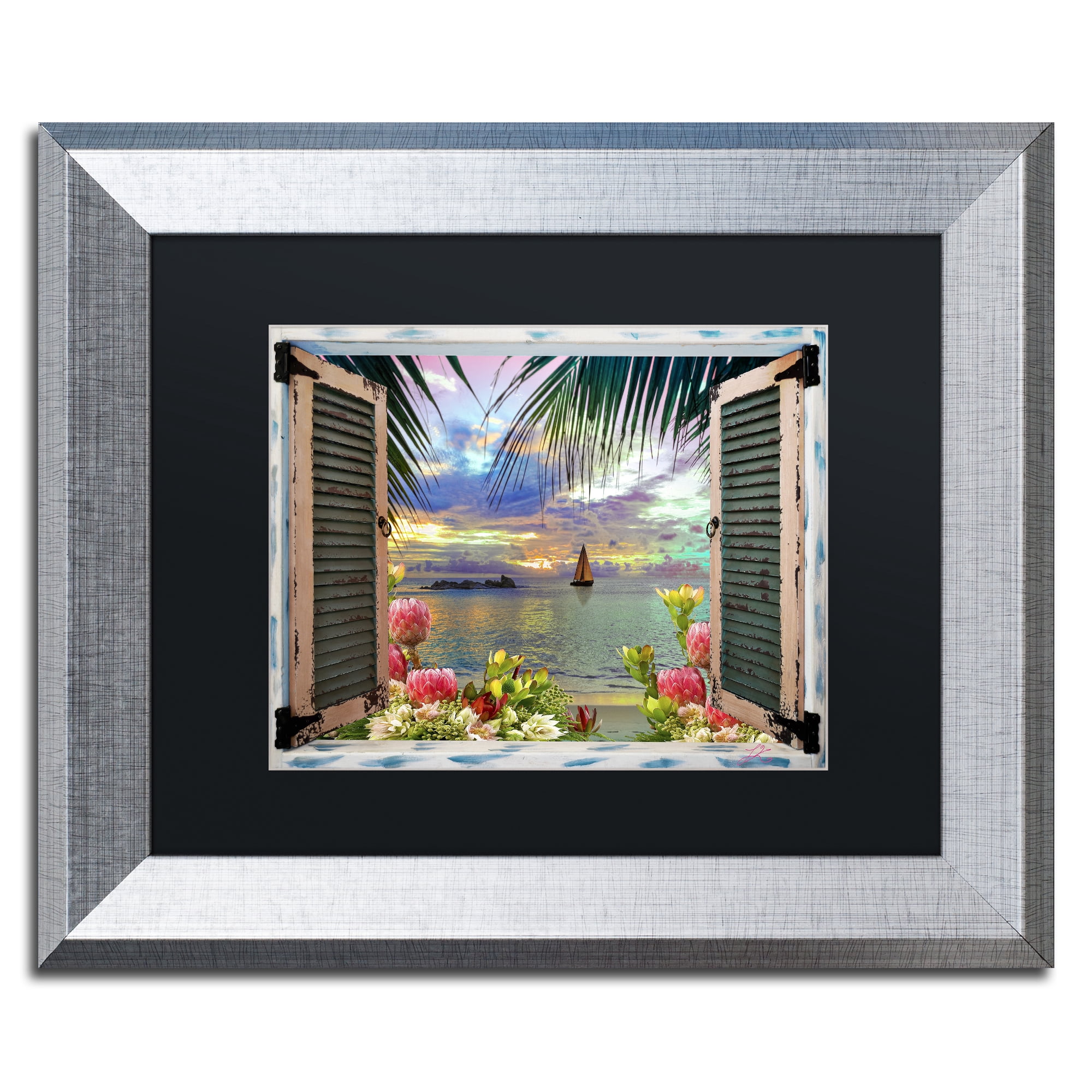 Trademark Art Landscape Framed Art Print, by Leo Kelly