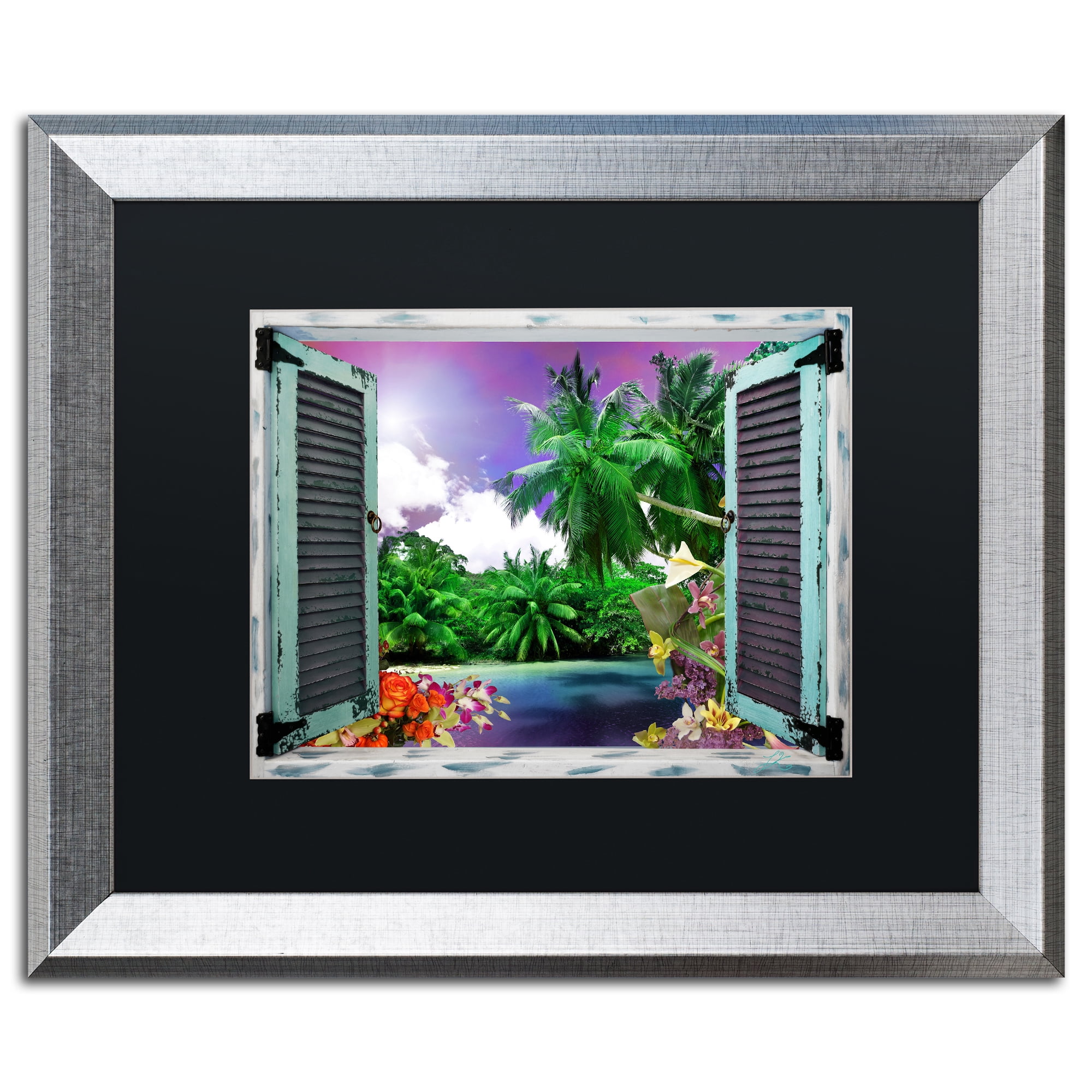 Trademark Art Landscape Framed Art Print, by Leo Kelly