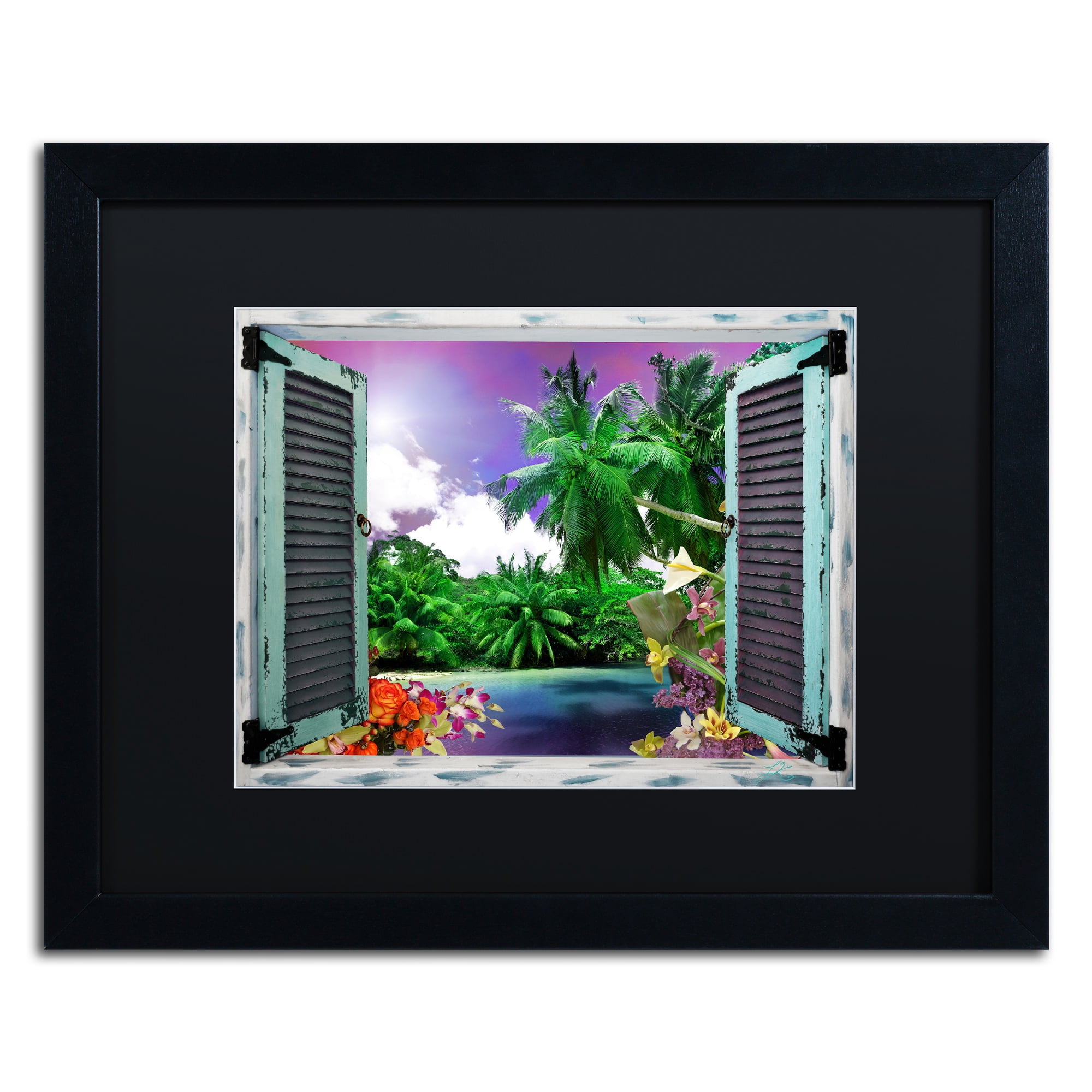 Trademark Art Landscape Framed Art Print, by Leo Kelly