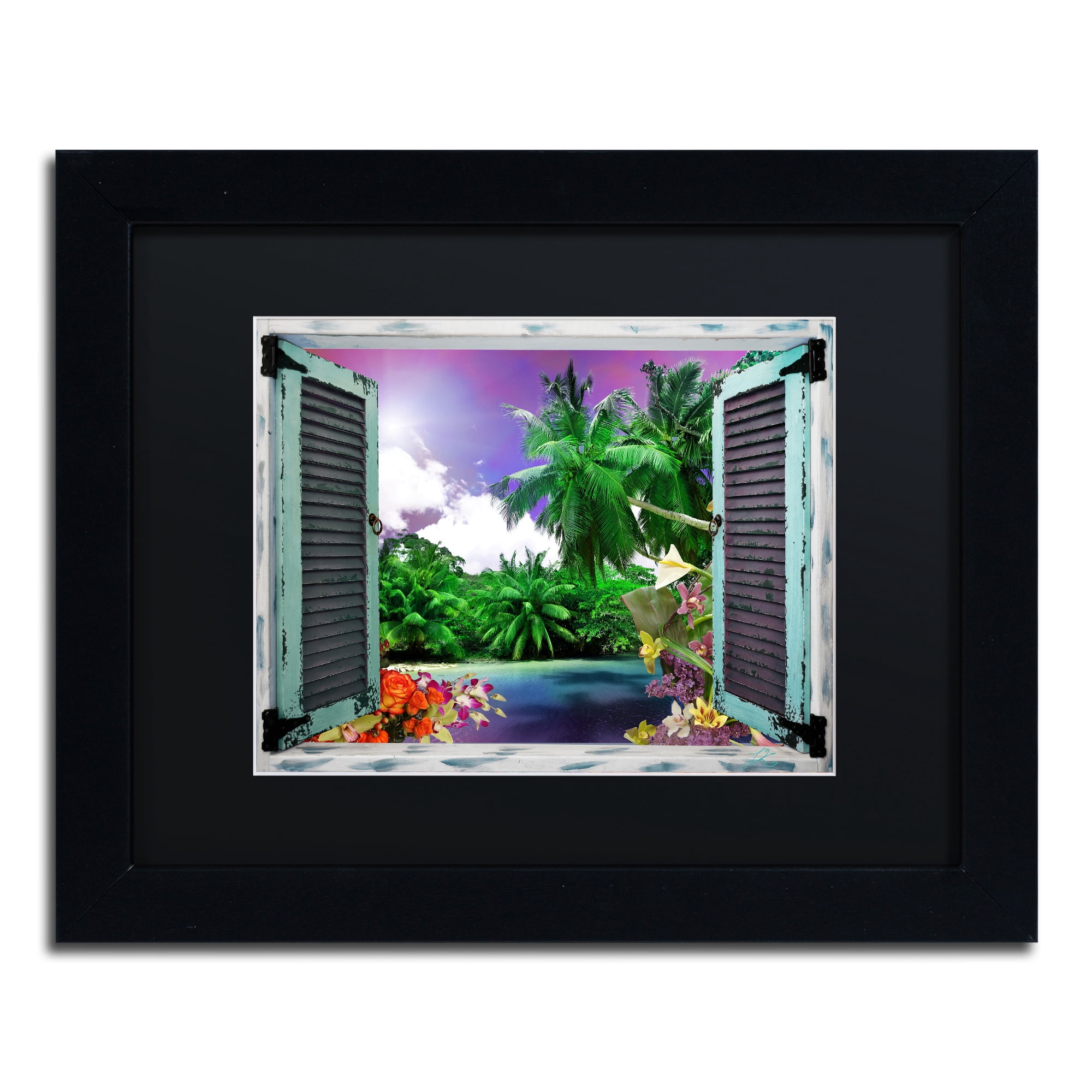 Trademark Art Landscape Framed Art Print, by Leo Kelly