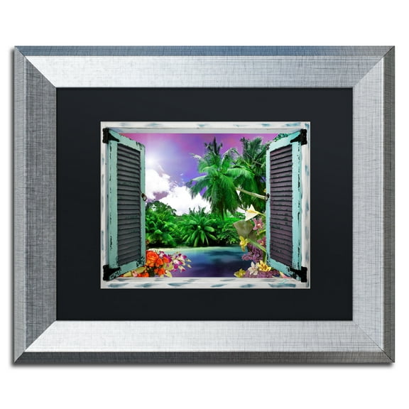 Trademark Art Landscape Framed Art Print, by Leo Kelly