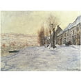 thumbnail image 1 of Trademark Fine Art Claude Monet Lavacourt Under Snow 1878-81 Canvas Wall Art - 14x19, 1 of 2
