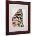 thumbnail image 1 of Trademark Art 'Leaning Tower Pisa' Matted Framed Art by Michael Tompsett, 1 of 3