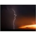 thumbnail image 1 of Trademark Art "Lightning Sunset V" Canvas Art by Kurt Shaffer, 1 of 2