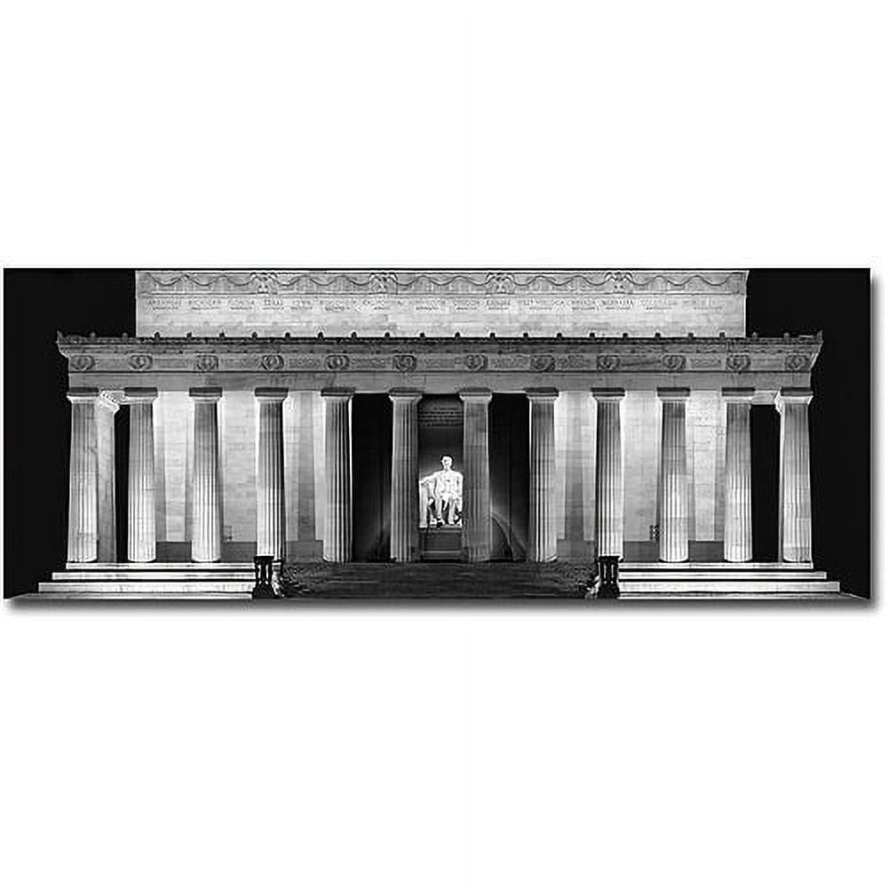 Trademark Art "Lincoln Memorial- Night" Canvas Wall Art by Gregory O'Hanlon