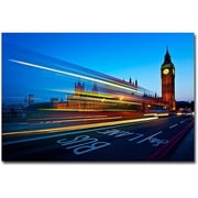 Trademark Art London, Big Ben Canvas Art by Nina Papoirek