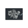 thumbnail image 1 of Trademark Art "London Borough Text Map" Canvas Wall Art by Michael Tompsett, 1 of 3