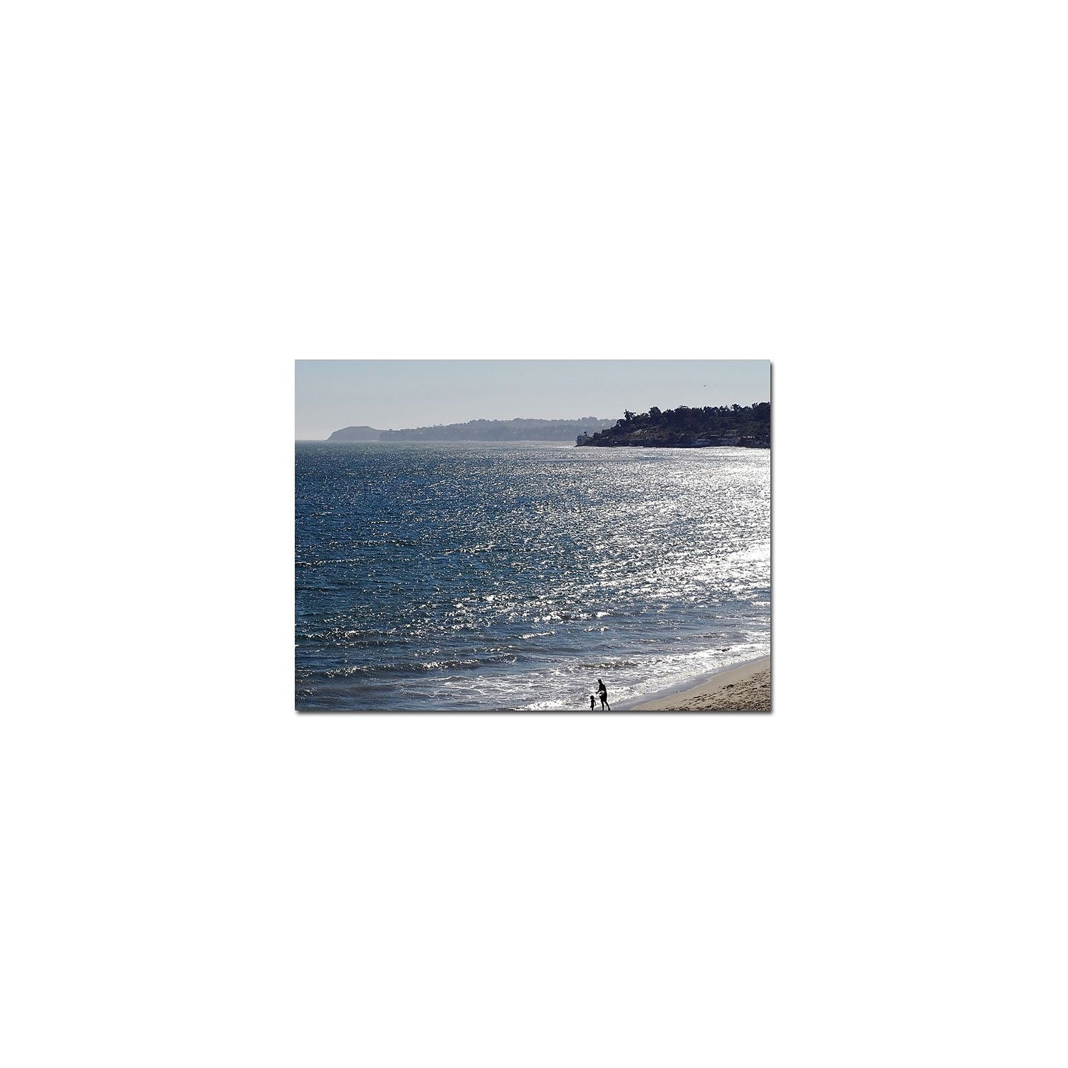 Trademark Art "Malibu" Canvas Art by Kurt Shaffer