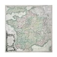 thumbnail image 1 of Trademark Art 'Map of France, 1765' Canvas Art by Louis Charles Desons, 1 of 4