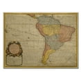 thumbnail image 1 of Trademark Art 'Map of South America, 1700' Canvas Art by Guillaume Delisle, 1 of 4