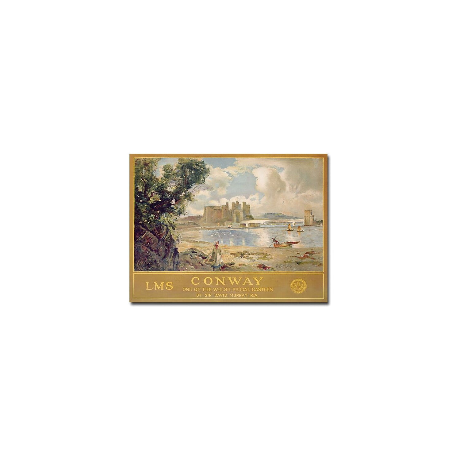 Trademark Art "Midland & Scottish Railway, 1930" Canvas Wall Art by David Muray