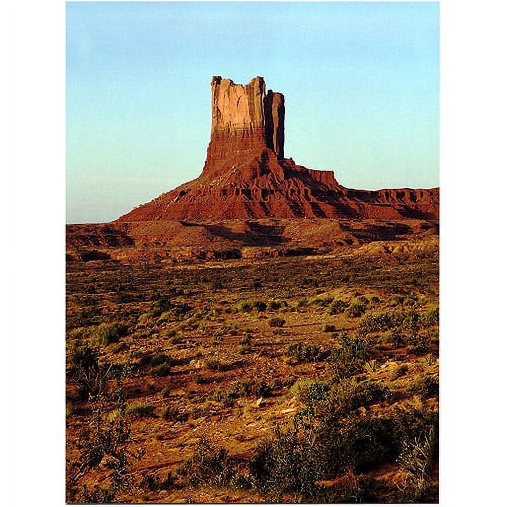 Trademark Art "Monument in the Desert" Canvas Art by Kurt Shaffer, 24x32