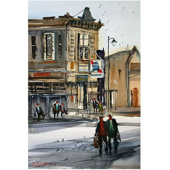 Trademark Art "Neshkoro Tavern" Canvas Art by Ryan Radke