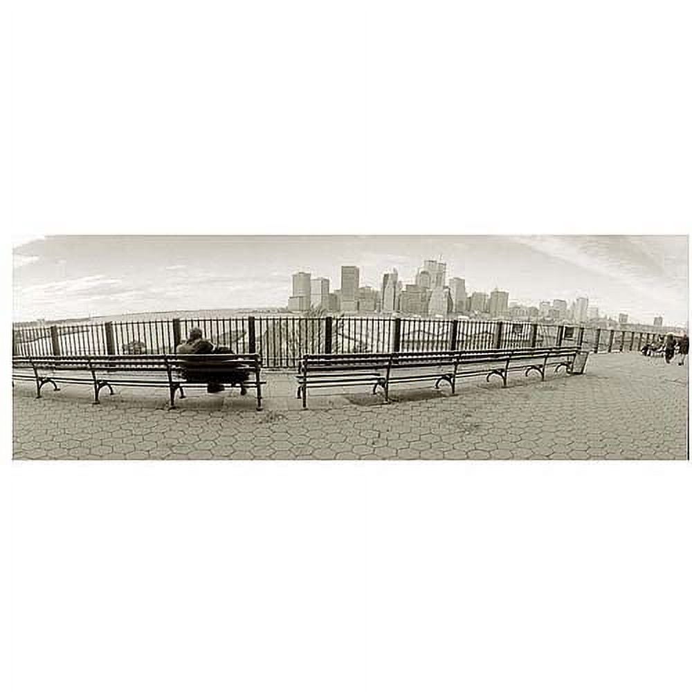 Trademark Art "New York Bench" Canvas Art by Preston