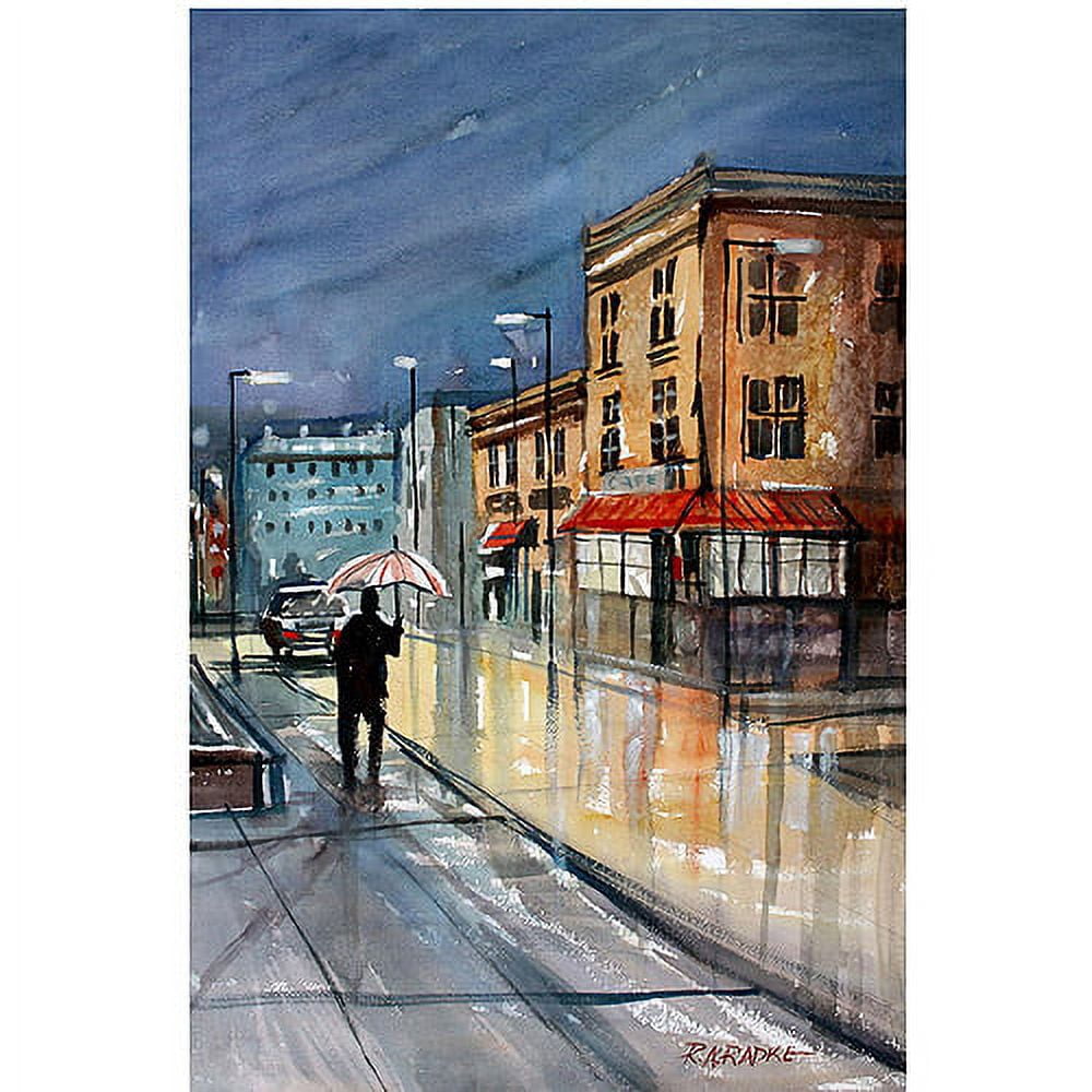 Trademark Art "Night Lights, Green Bay" Canvas Art by Ryan Radke