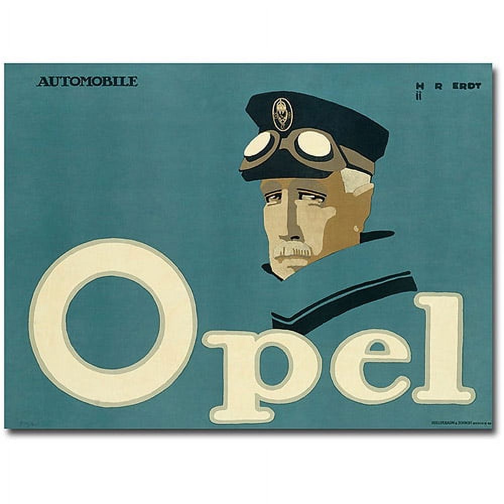 Trademark Art "Opel, 1911" Canvas Wall Art by Hans Rudi Erdt