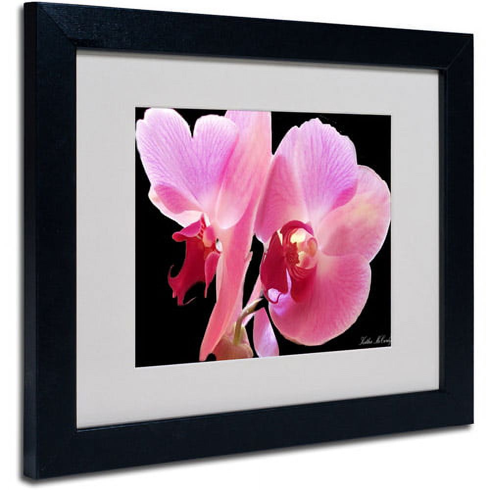 Trademark Art 'Orchid' Matted Framed Art by Kathie McCurdy
