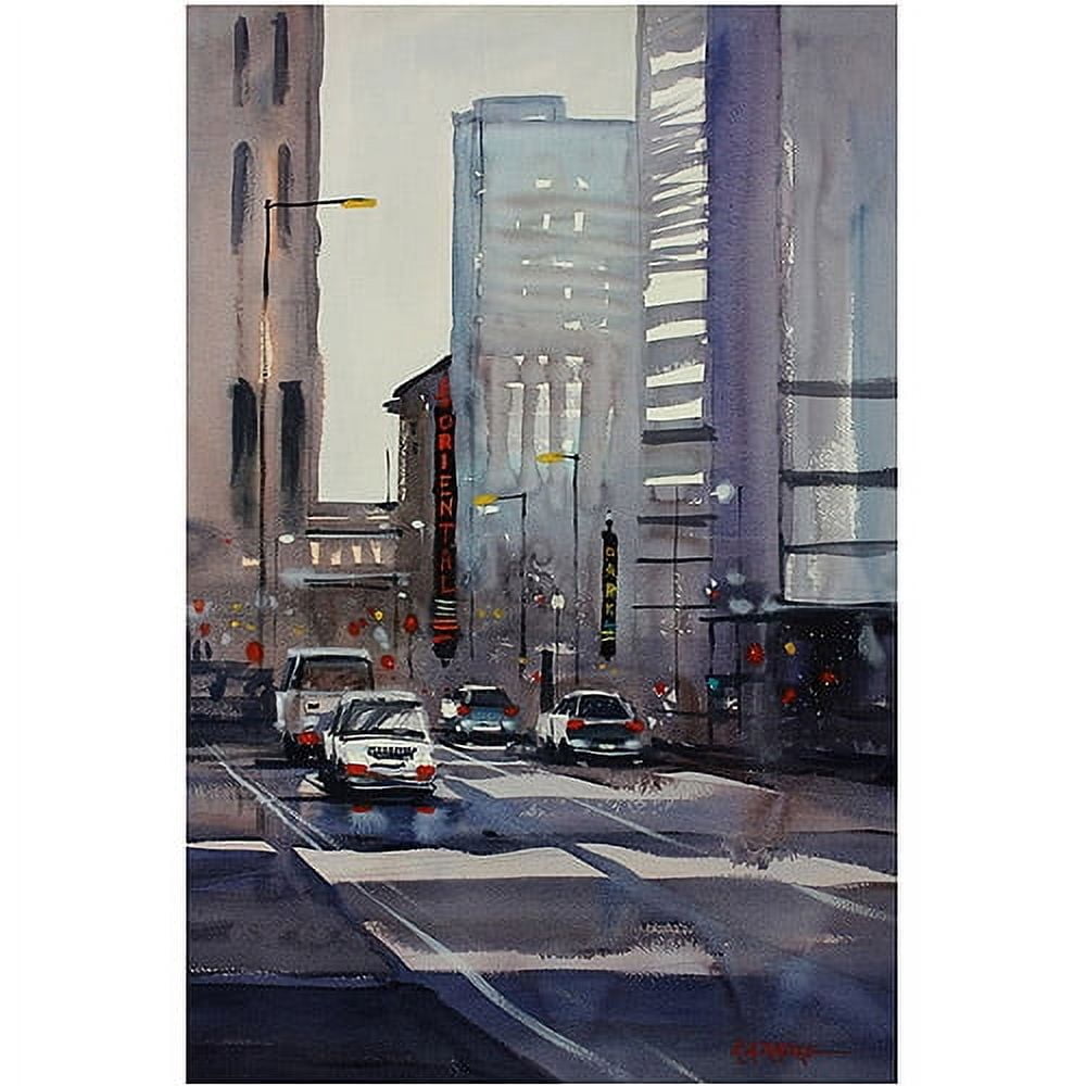Trademark Art "Oriental Theater - Chicago" Canvas Art by Ryan Radke