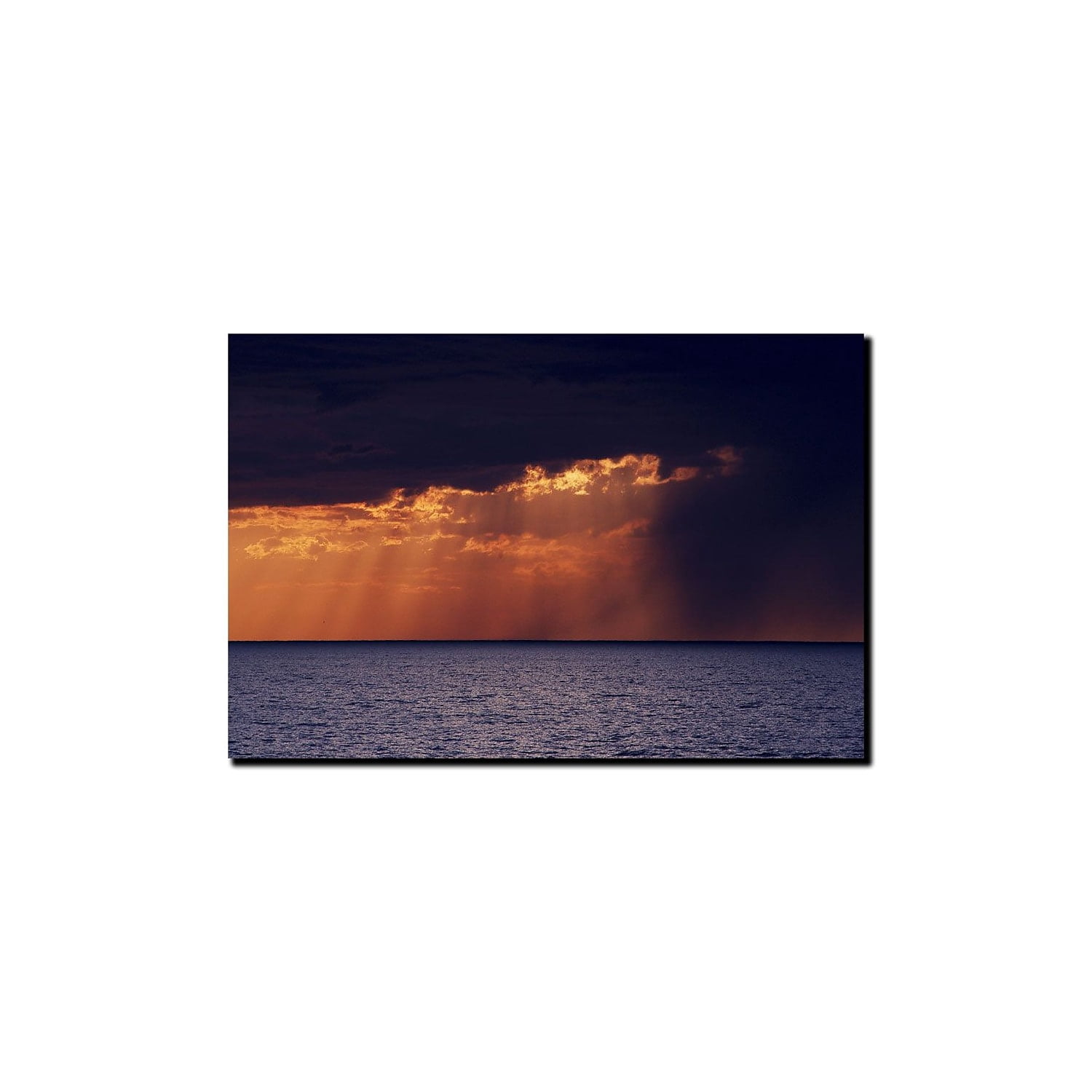 Trademark Art "Passing Storm" Canvas Art by Kurt Shaffer
