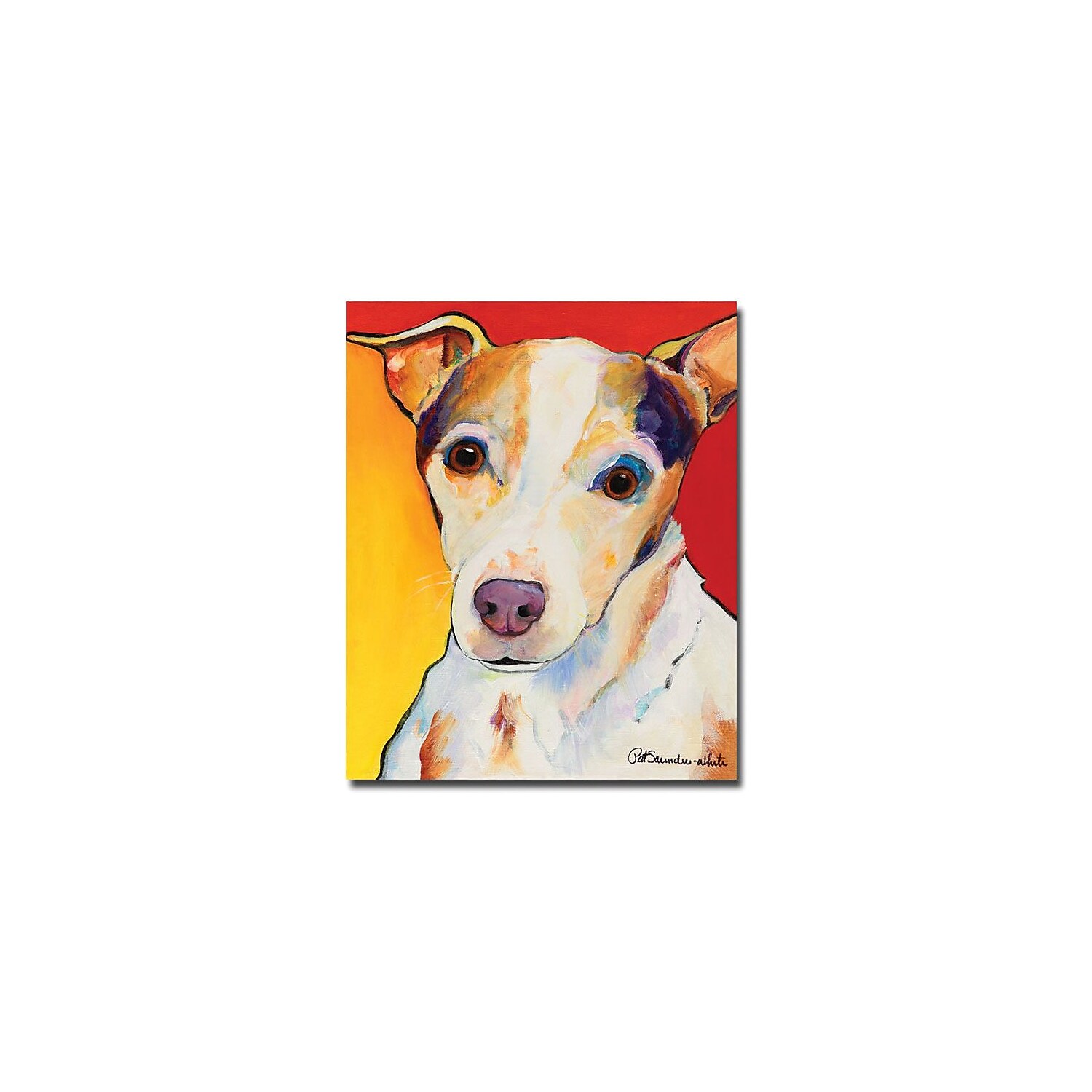 Trademark Art "Polly" Canvas Wall Art by Pat Saunders-White