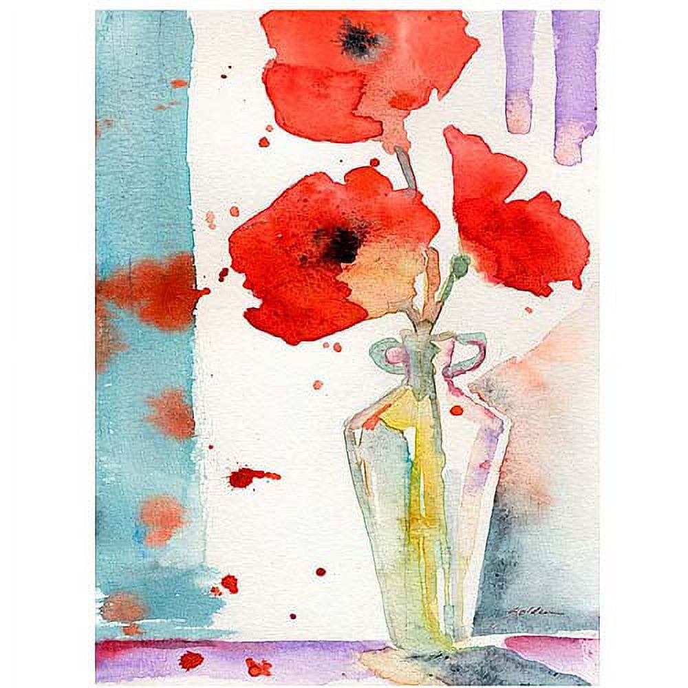 Trademark Art "Poppies in a Vase" by Sheila Golden, 24x32