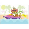 thumbnail image 1 of Trademark Art "Pretty Kitty Princess in a Boat" Canvas Art by Grace Riley, 1 of 1