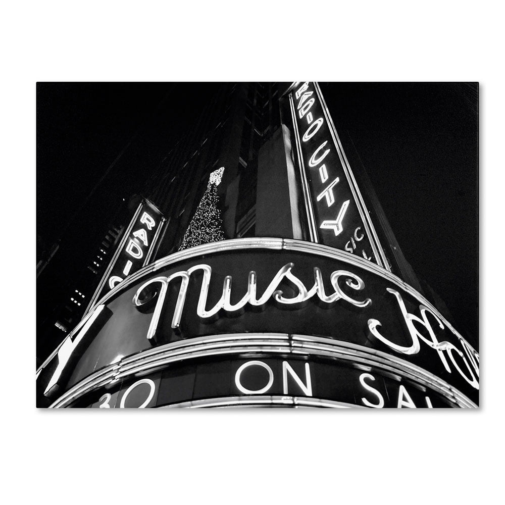 Trademark Art "Radio City" Canvas Art by Yale Gurney