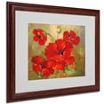 thumbnail image 1 of Trademark Art 'Red Apple Splash' Framed Matted Art by Roderick Stevens, 1 of 1