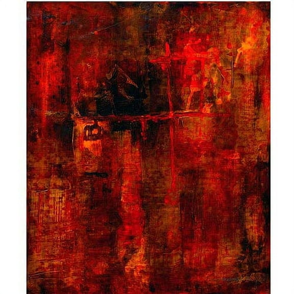Trademark Art "Red Odyssey" Canvas Art by Pat Sanders-White, 26x32