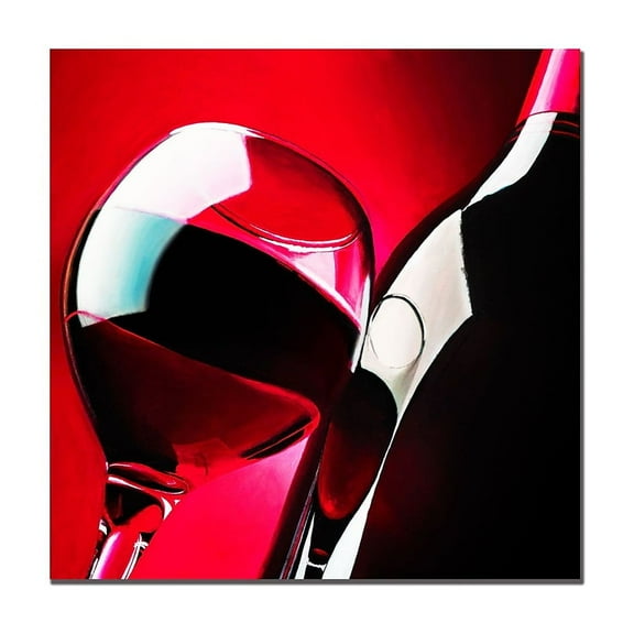Trademark Art "Red Wine" Giclee Canvas Art